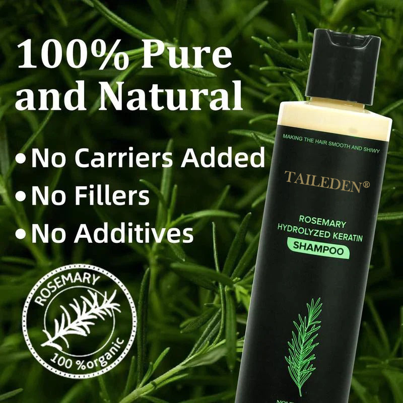 TAILEDEN® Rosemary Hydrolyzed Keratin Shampoo – Gentle Daily Scalp Care for Dry, Sensitive Scalp